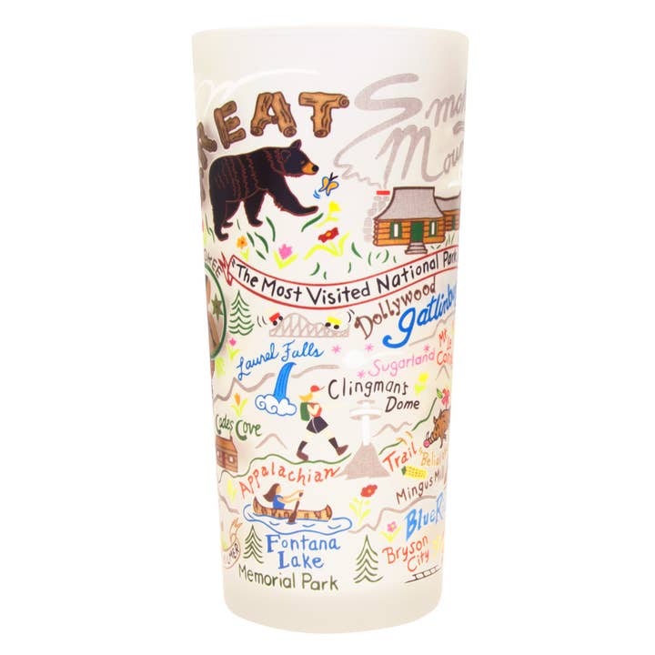 catstudio - Wholesale Drinking Glass/Cup - Great Smoky Mountains Drinking Glass