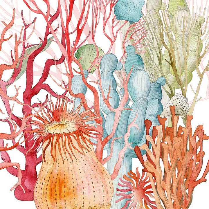 Premium linnedug «Corals» 100% fremstillet i Italien for engroshandel hos The Napking