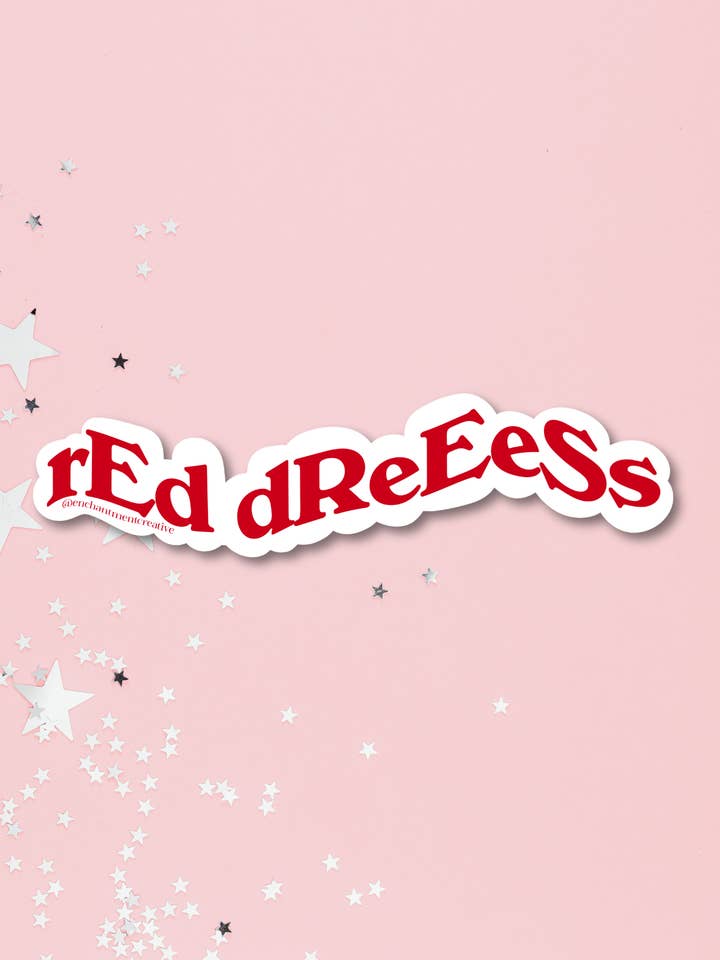 Red Dress Sticker for wholesale by Enchantment Creative, LLC