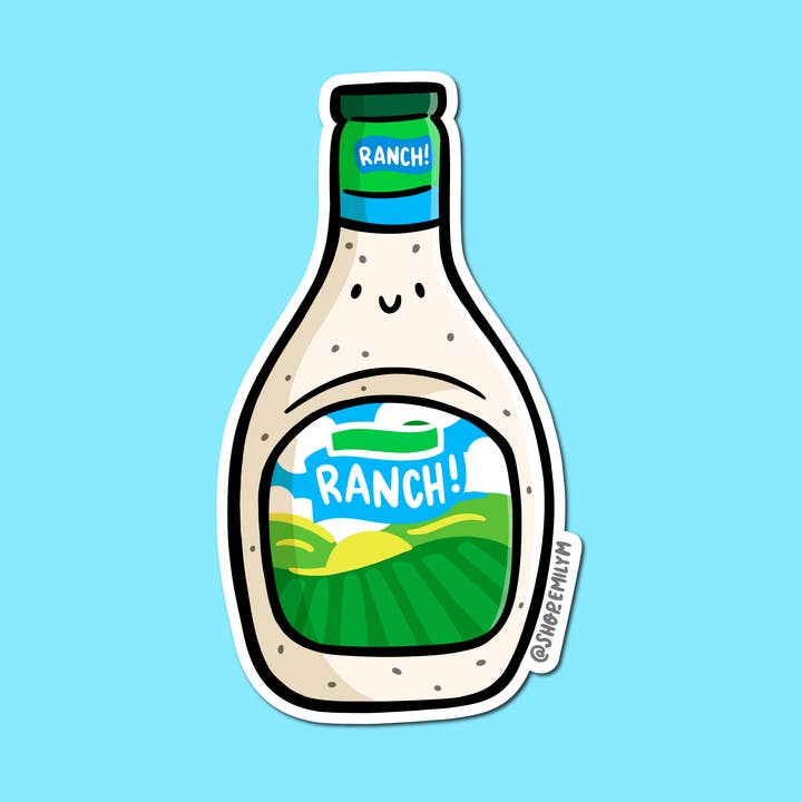 Ranch Vinyl Sticker for wholesale by Shop Emily M