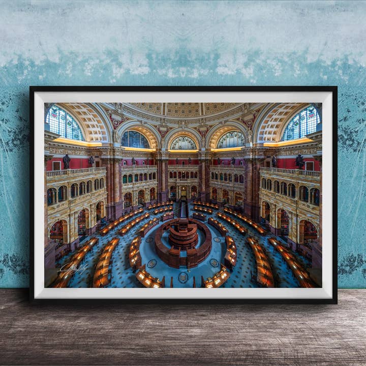 Library Of Congress | Luxury Fine Art Print for wholesale by Clifton Haley Photography