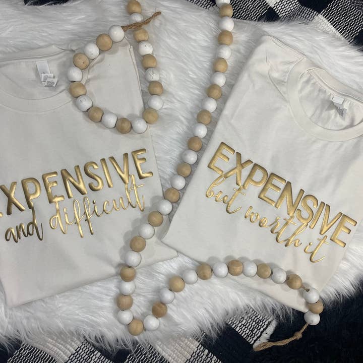 MidWest Tees - Wholesale Screen Printed T-Shirt - Women's - Expensive and Difficult Puff