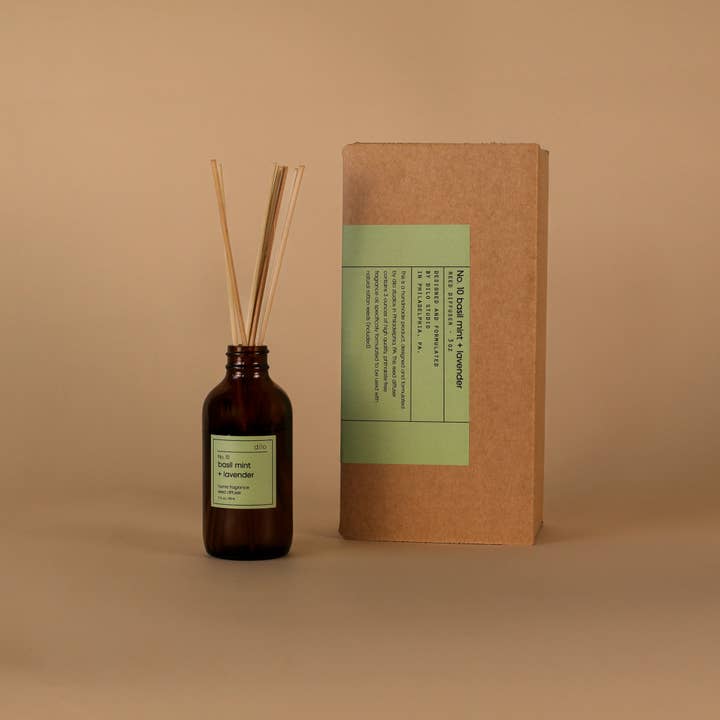 dilo - Wholesale Reed diffuser - No. 10 Basil Mint + Lavender Reed Diffuser1