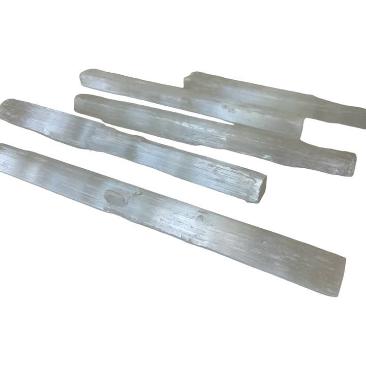 Selenite wands large for wholesale by Moon and Jai