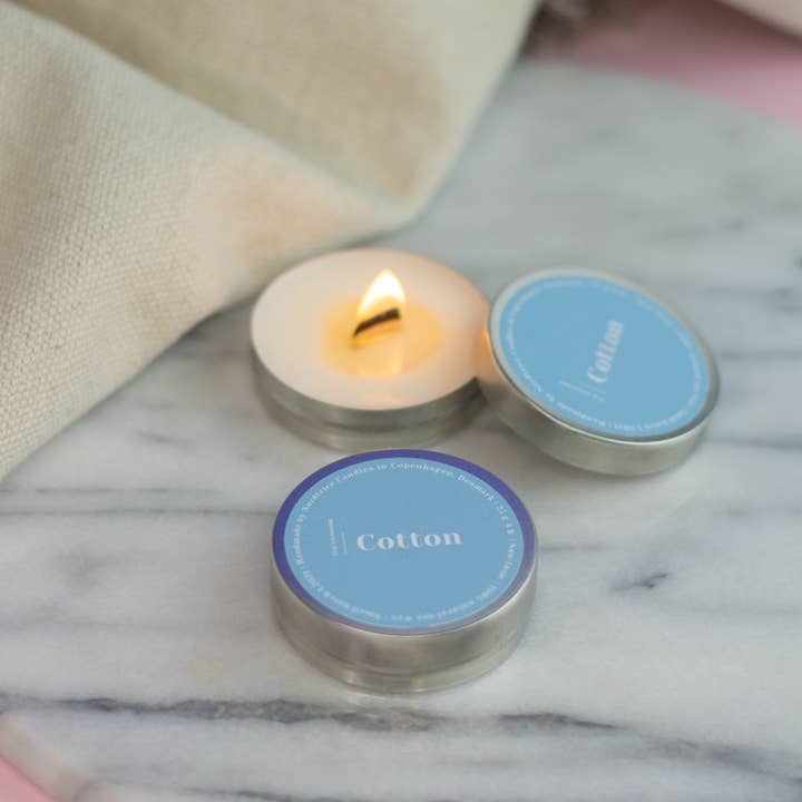 Nordtrice - Wholesale Travel candles - Mini scented soy candles, Cotton2