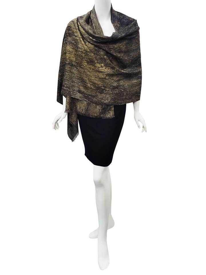 Linnea Tie Dye Scarf Shawl for wholesale by Raj Trading & Imports (USA) Inc.