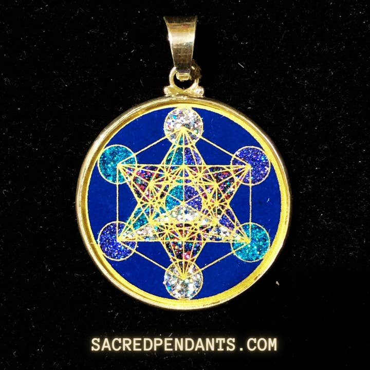 Sacred Pendants - Wholesale Individual Charm/Pendant - Metatron’s Cube -Sacred Geometry Gemstone Pendant9
