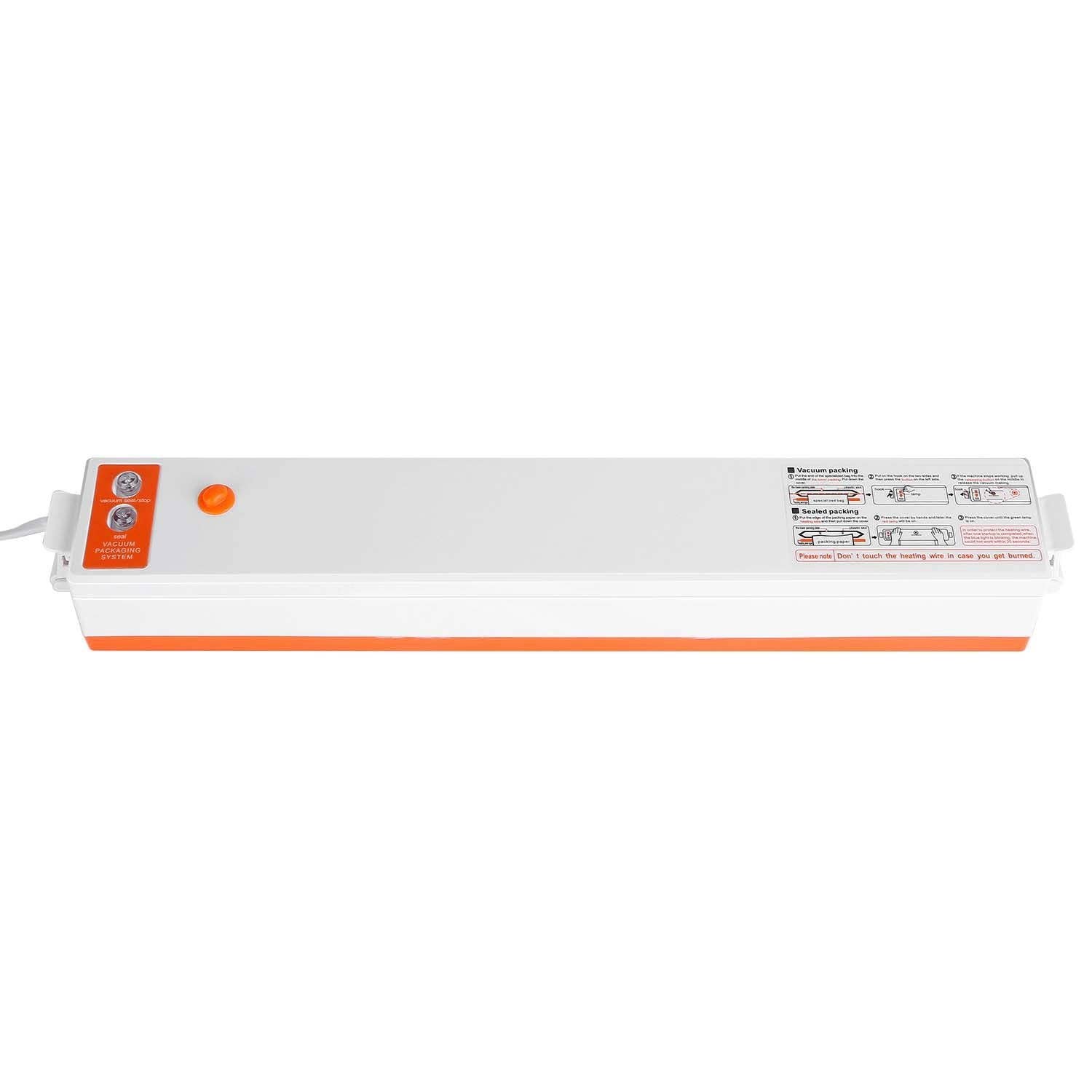 White Electric Vacuum Sealer Machine Household Automatic Food Vacuum Sealer Quick Sealing System Machine for wholesale on Faire8