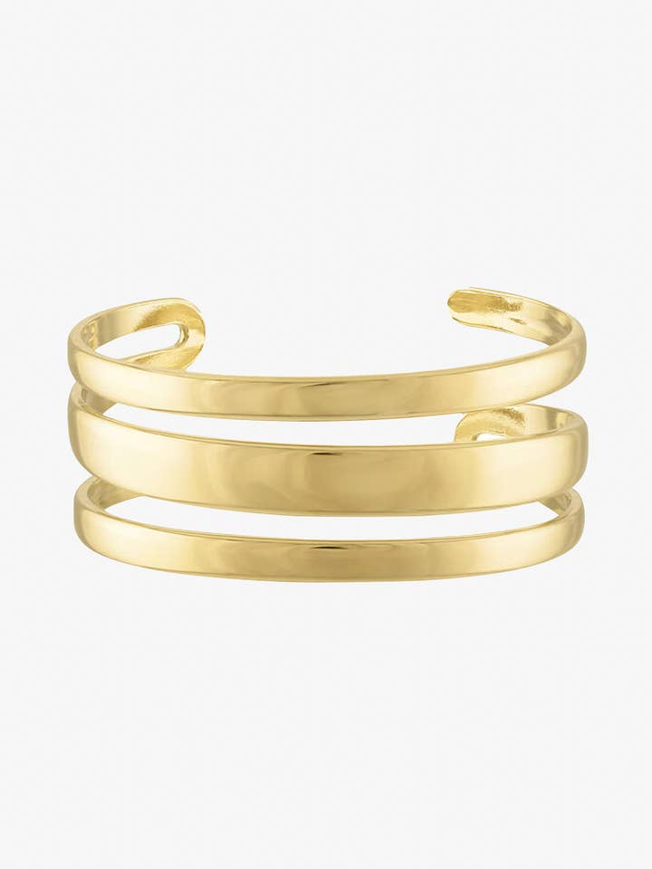 Helen Goldmanschettenarmband für den Großhandel von Ben Oni Jewelry
