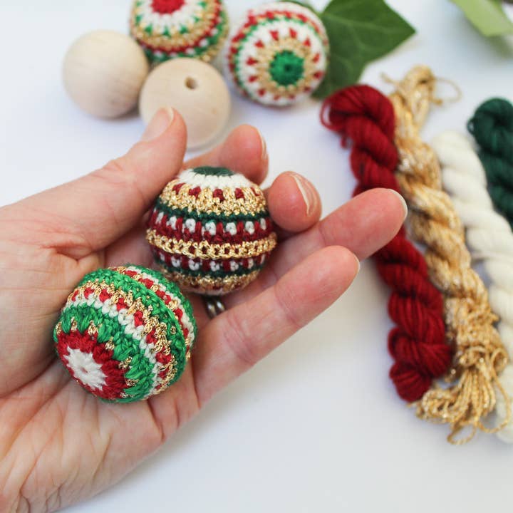 KIT - Crochet Bauble Kit for wholesale by Pineapple Fibre Art