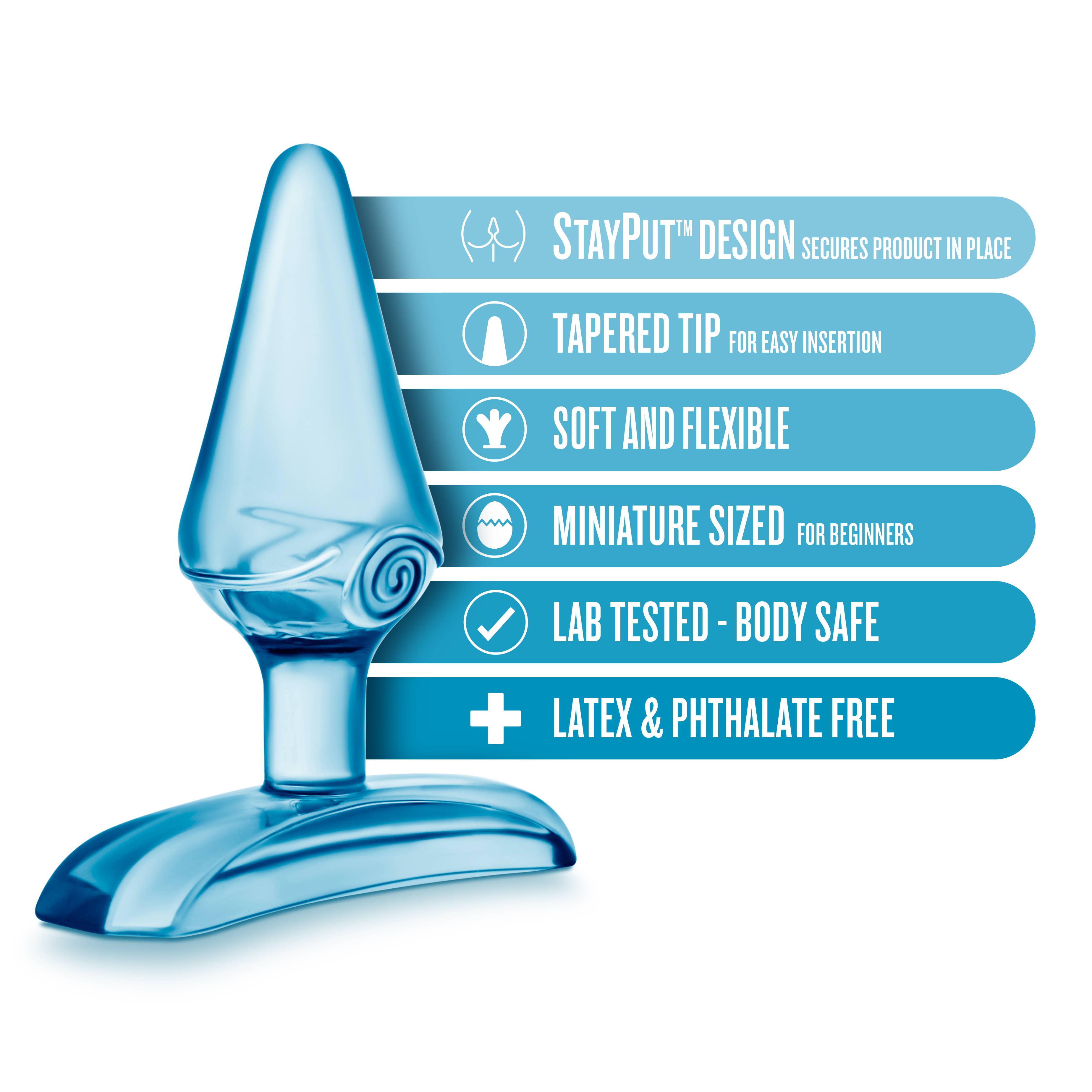 Blush - Wholesale Sex Toy - Play With Me - Jolly Plug - Beginner's 2.75" Anal Butt Plug5