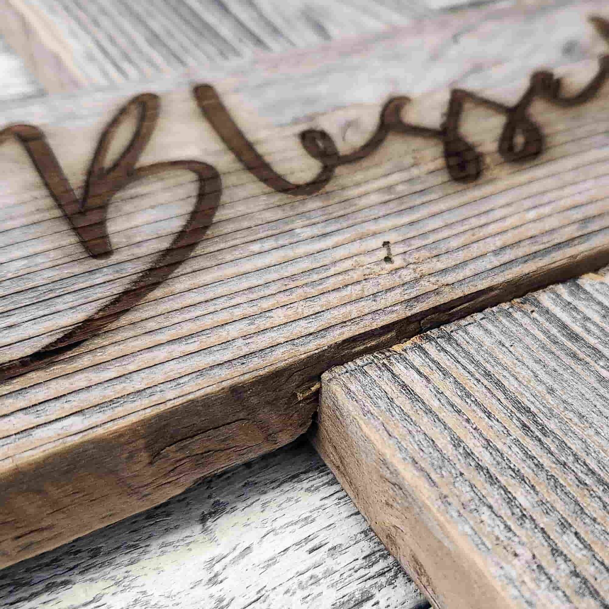 Rockin'Wood – wholesale Väggkors – Rustikt återvunnet träkors, kristen heminredning (stor)8