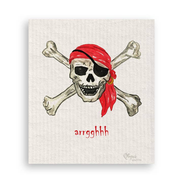 French Graffiti - Vendita all'ingrosso Strofinacci - Ossa pirata16