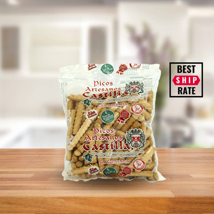 Picos Artesanos Castilla Mini Olive Oil Breadsticks 200 g for wholesale by Casacella Foods
