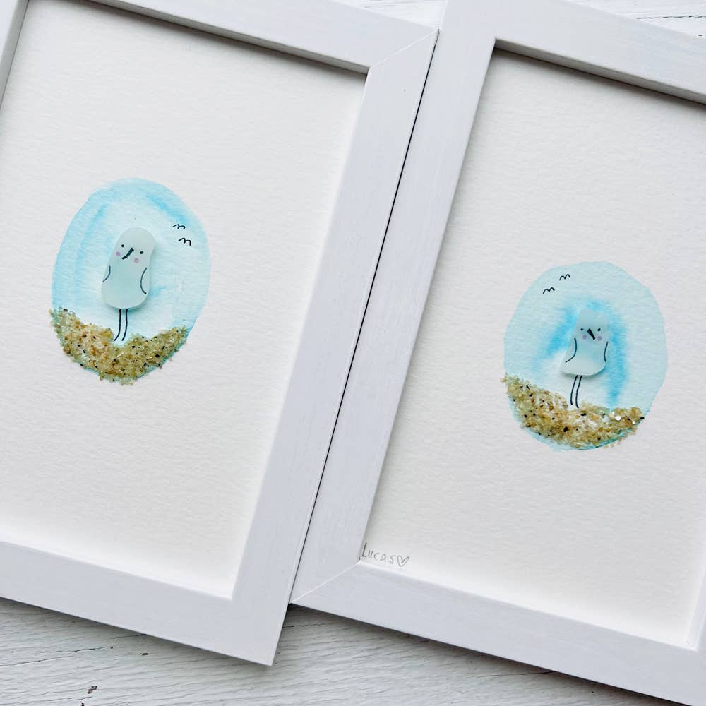 Sook & Hook - Wholesale Art Print - Shore Birds Sea Glass Art9