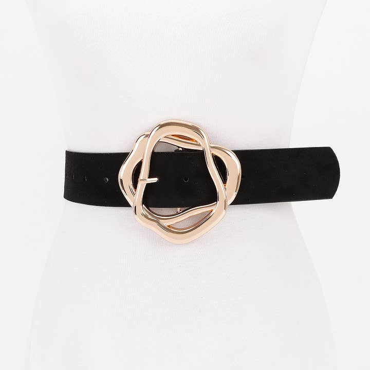 3AM BY H&D ACCESSORIES - Wholesale Belt - Women's - Unique Twisted Buckle Belt
