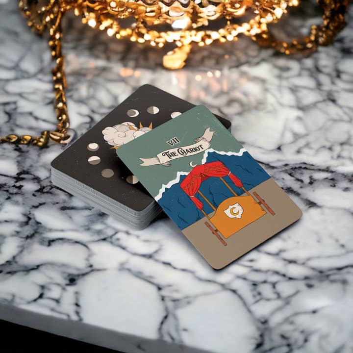 Dio Candle Company - Vente Cartes de tarot - Jeu de tarot Rider Waite - Costumes codés par couleur au format poker5