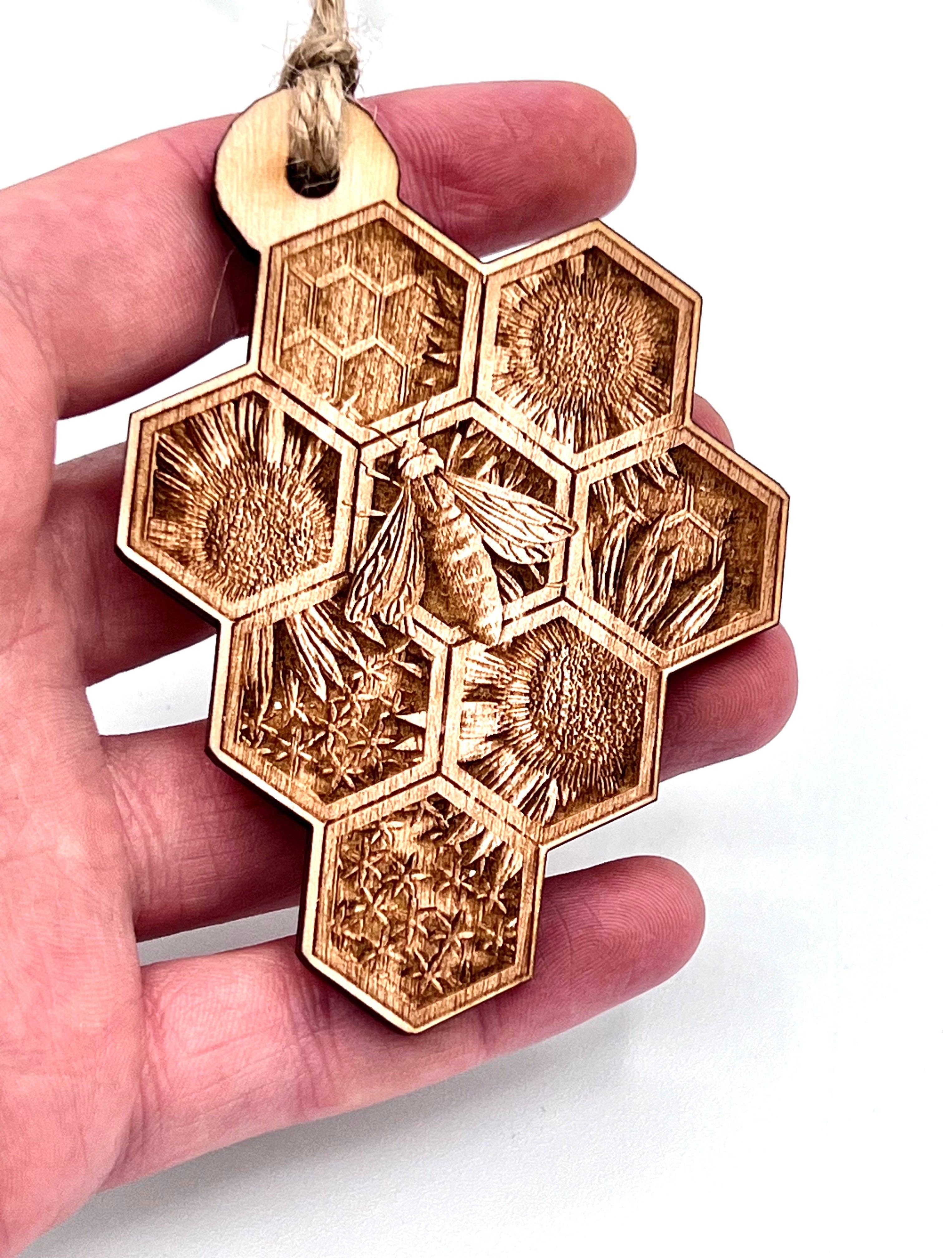 Lexo Creations - Wholesale Ornament - Bee Honeycomb Ornament7