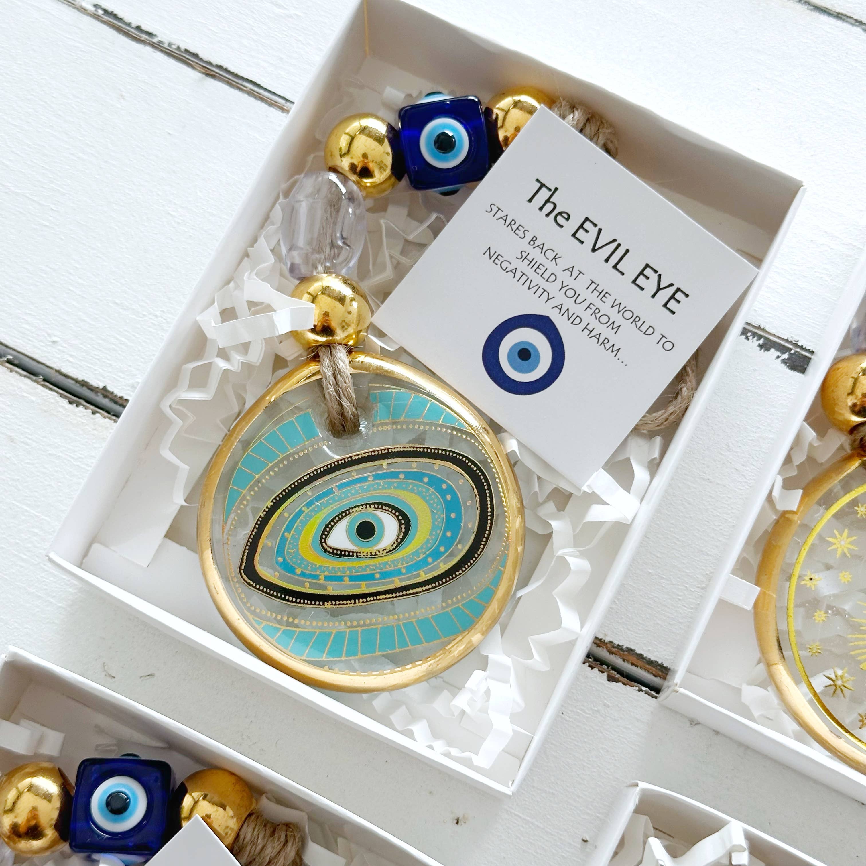 Evileyefavor - Wholesale Wall Sign - Evil Eye Wall Hanging, Gold Evil Eye Wall Decor, Protection0