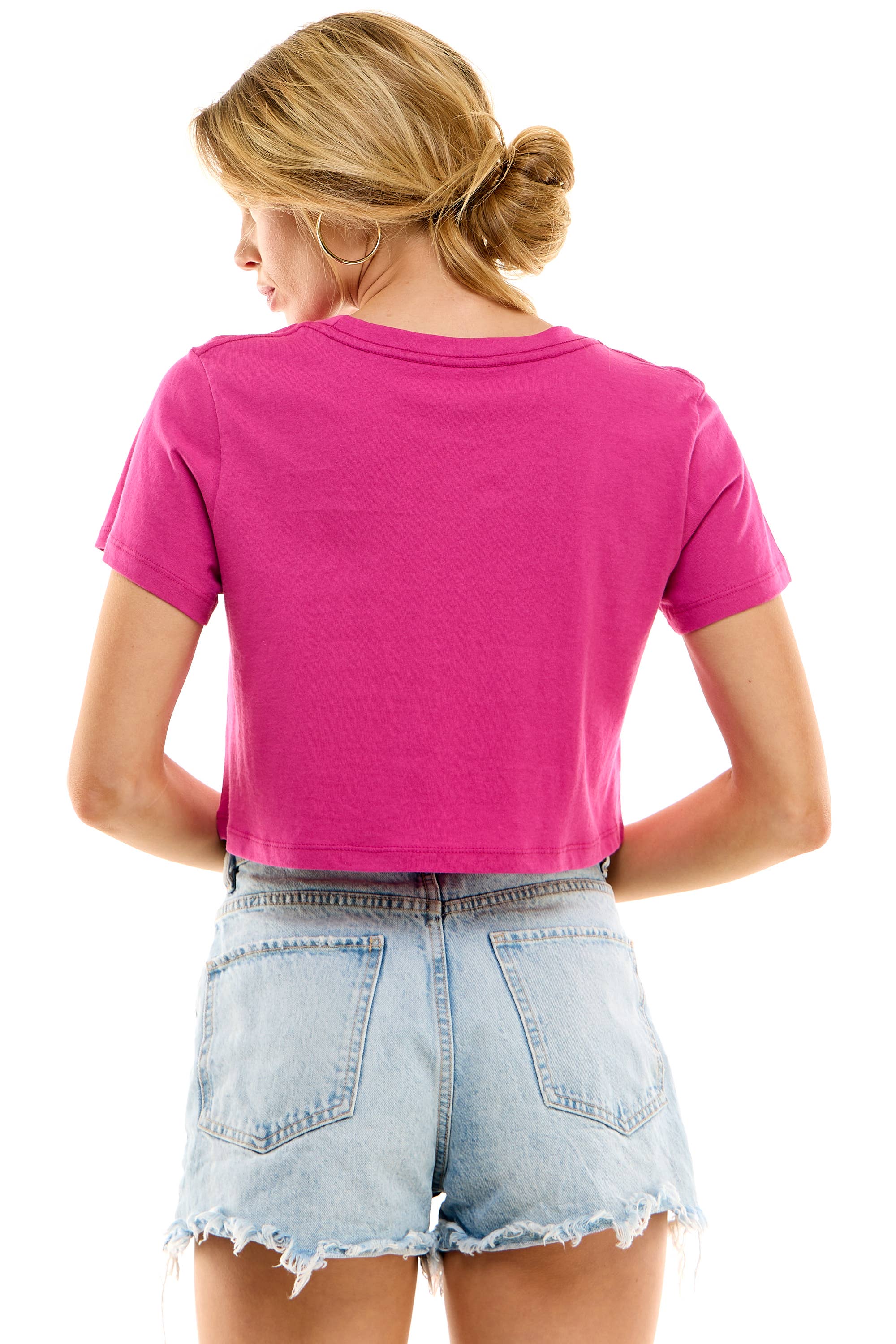 LOVING PEOPLE - Wholesale T-Shirt - Women's - Premium cotton boxy crop tops139