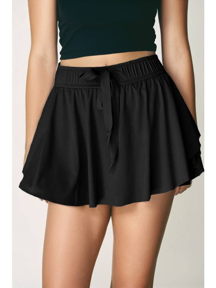 LA Society - Wholesale Skort - Women's - Drawstring High Waist Lined Tennis Skorts