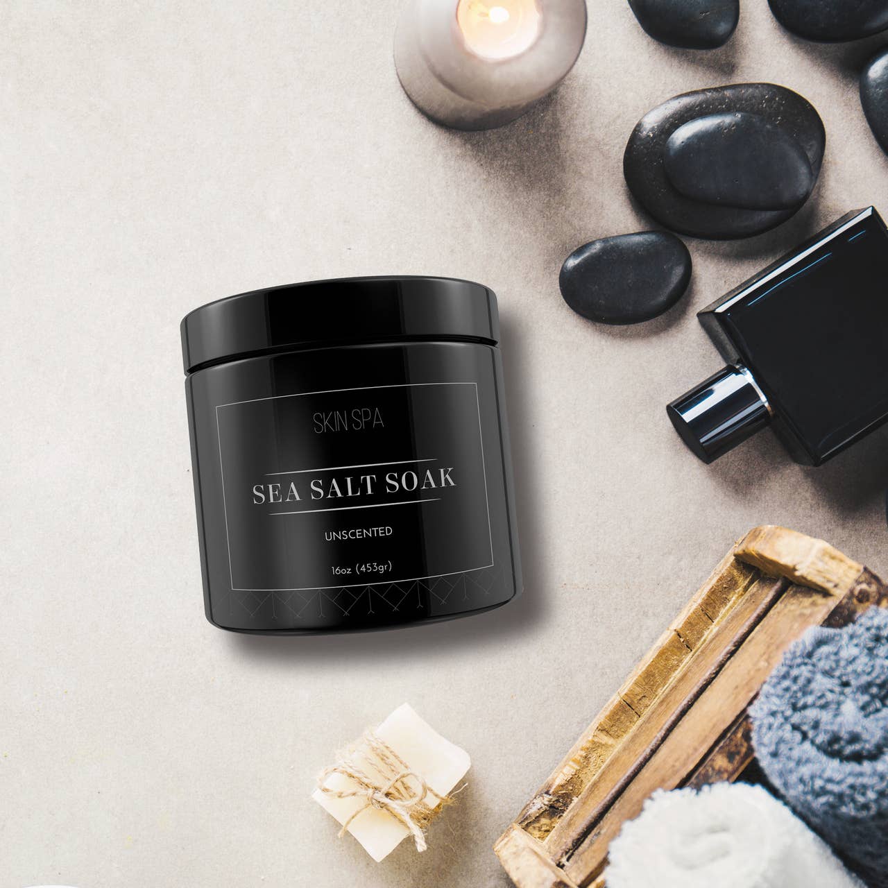 The Midwest Sea Salt Company - Wholesale Bath Salts - Mineral Sea Salt Bath Soak - Unscented 16oz (453gr)4