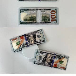 ONE COLOR Funny Dollar Money Wallet BG100 (12PC) for wholesale on Faire3