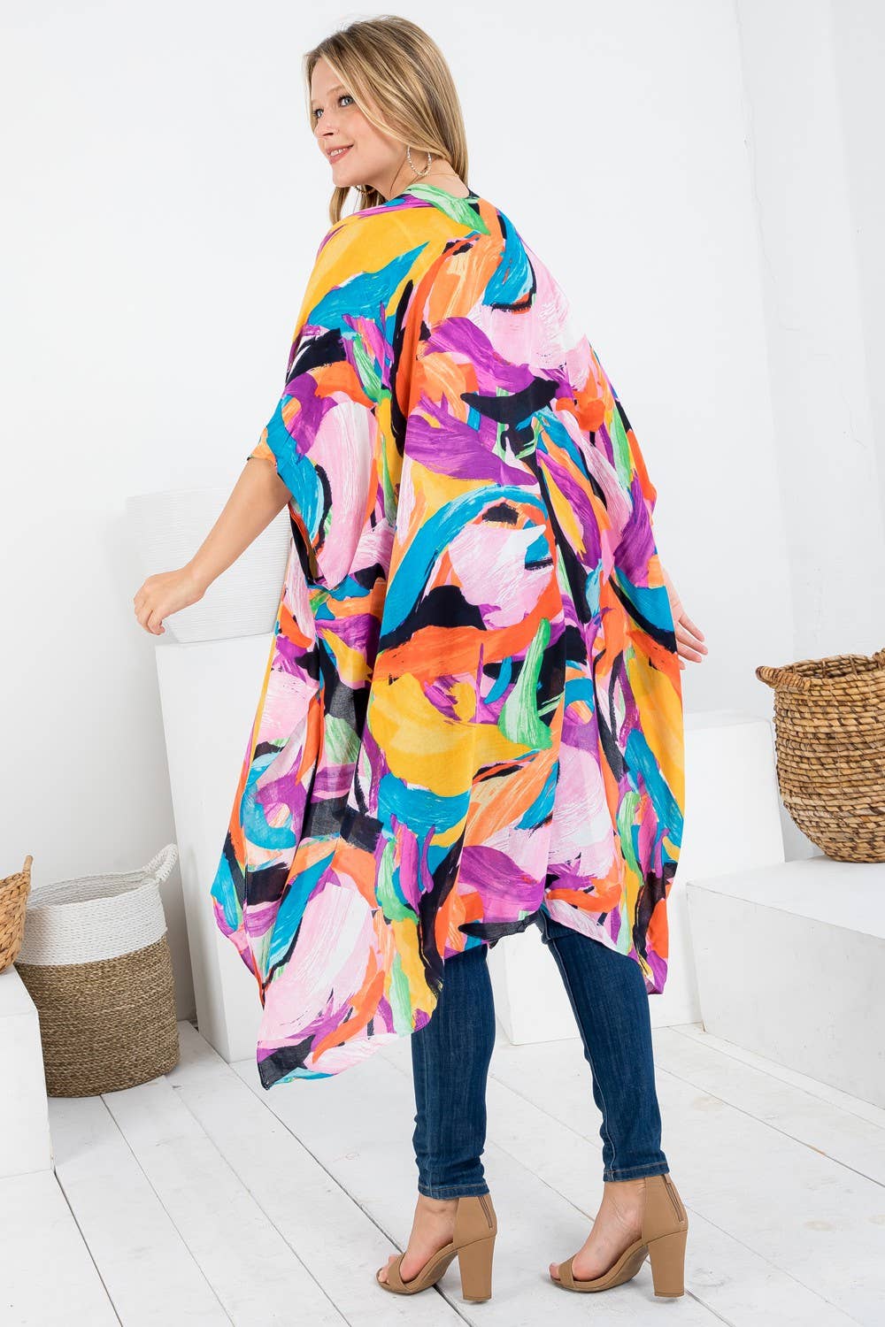 LA Soul – wholesale Kimono - Dam – FÄRGGLADA SPLASH PRINT KIMONO3