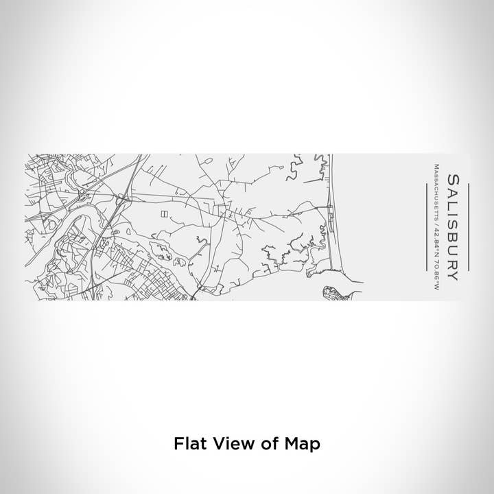 JACE.design - Wholesale Insulated Mug/Tumbler - Salisbury MA Map Insulated Cup in Matte White1
