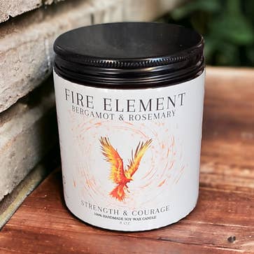 Candela di soia Fire Element per la vendita all'ingrosso da parte di Tangled in Thyme