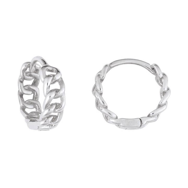 CORINNE HUGGIE ZILVER voor wholesale door fyb jewelry