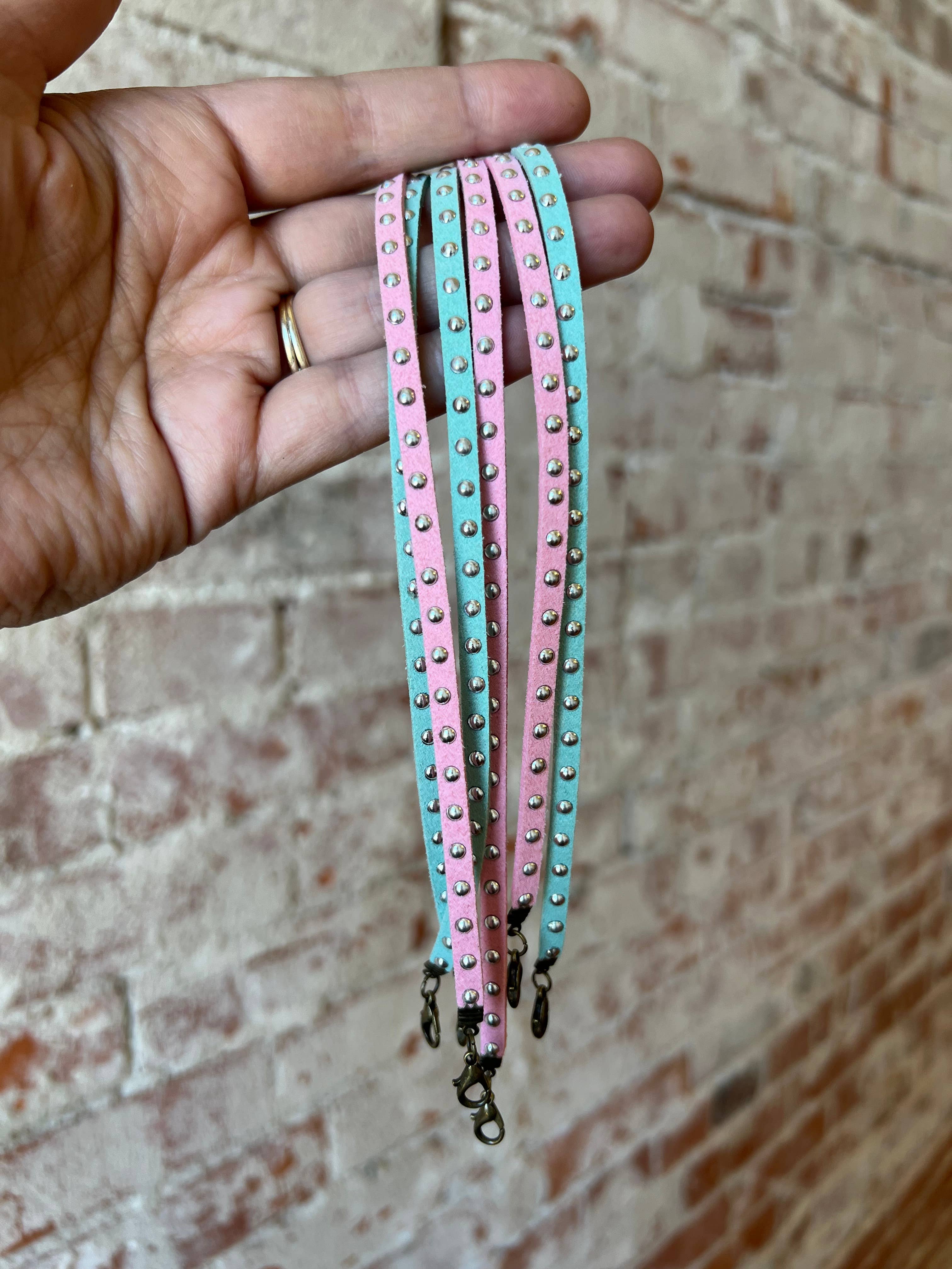 Brand Dandee - Wholesale Hat Accessory - Women's - Studded Leather Hat Chain8