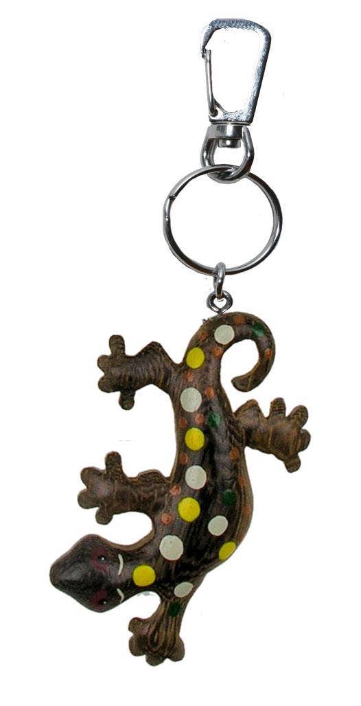 Dolfi - Wholesale Keychain - Unisex - Wooden gecko keychain