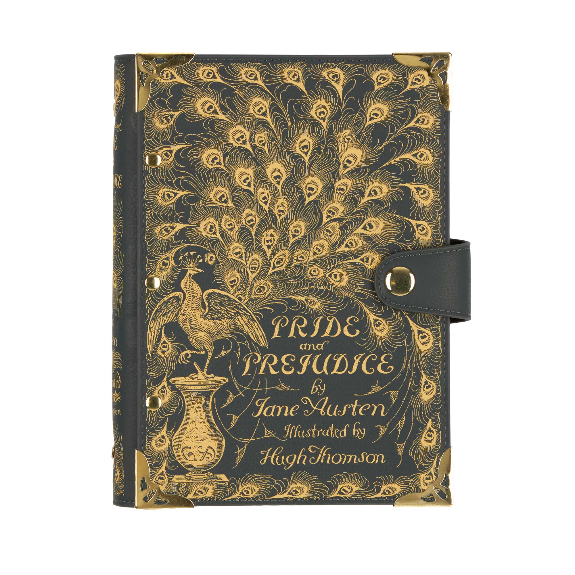 Well Read Company – wholesale Notebook – Pride and Prejudice Green Refillable Ring Binder Notebook1