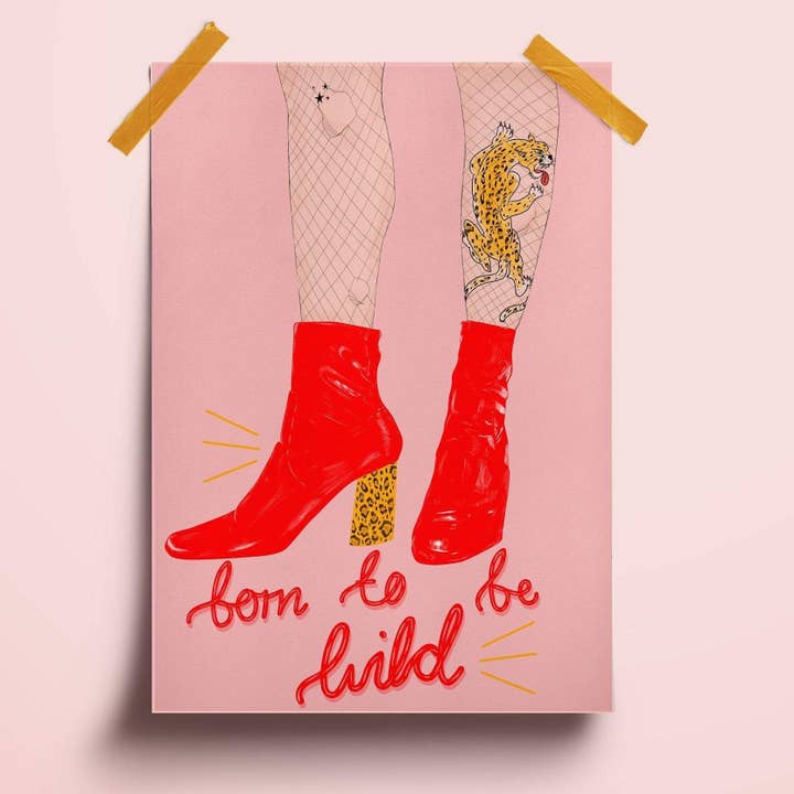 Imprimé Born to Be Wild pour la vente par whatmabeldid