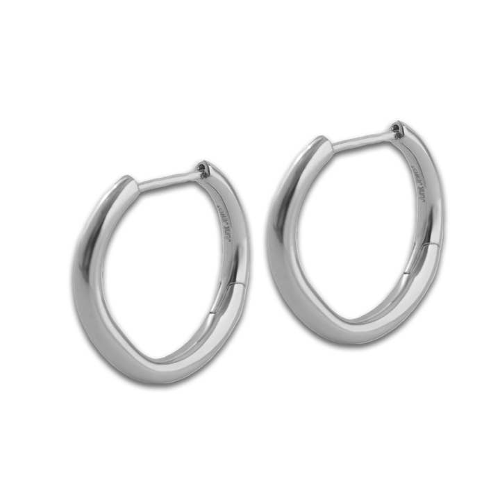 Junk Jewels Ltd - Wholesale Hoop Earrings - Wobbly Classic Large Hoop Earrings