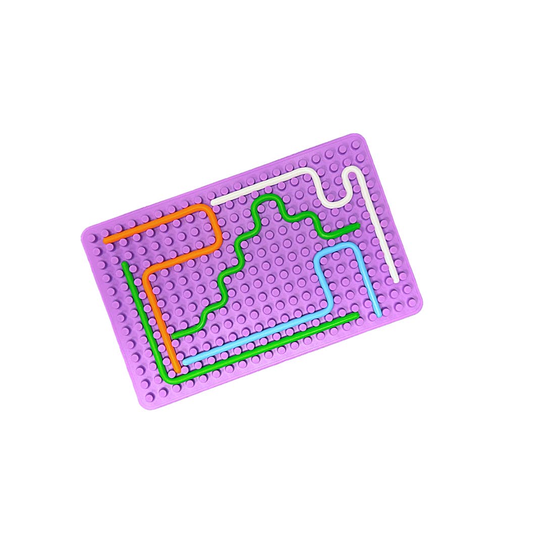 EBlox - Wholesale Art Set - Kids & Baby - Noodle Doodle™ Sensory Art Board (Lilac)