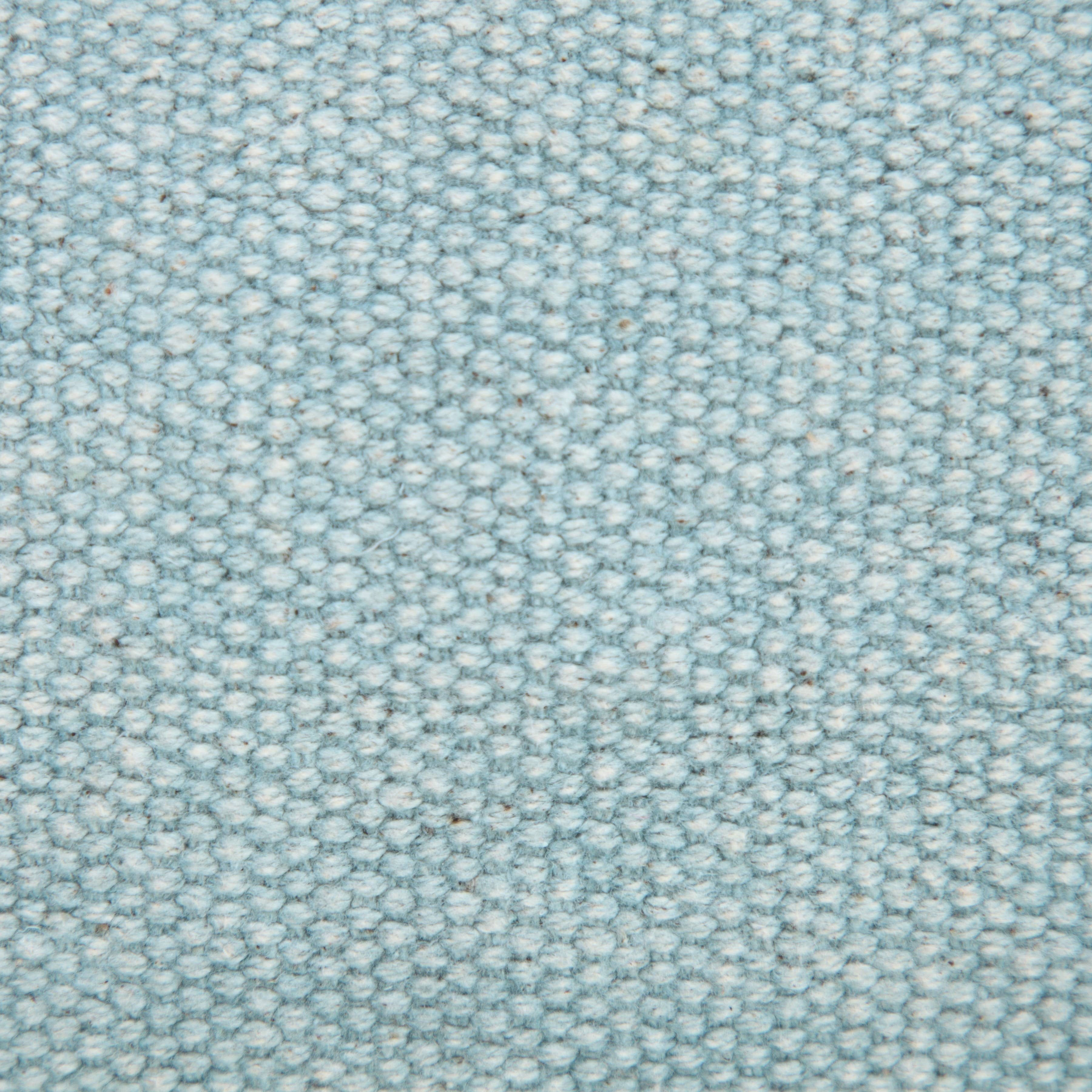 Light Blue Solid Stonewash Throw Pillow with Fringe for wholesale on Faire6