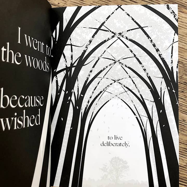 Obvious State - Wholesale Display Book - To Live Deliberately, Henry David Thoreau4