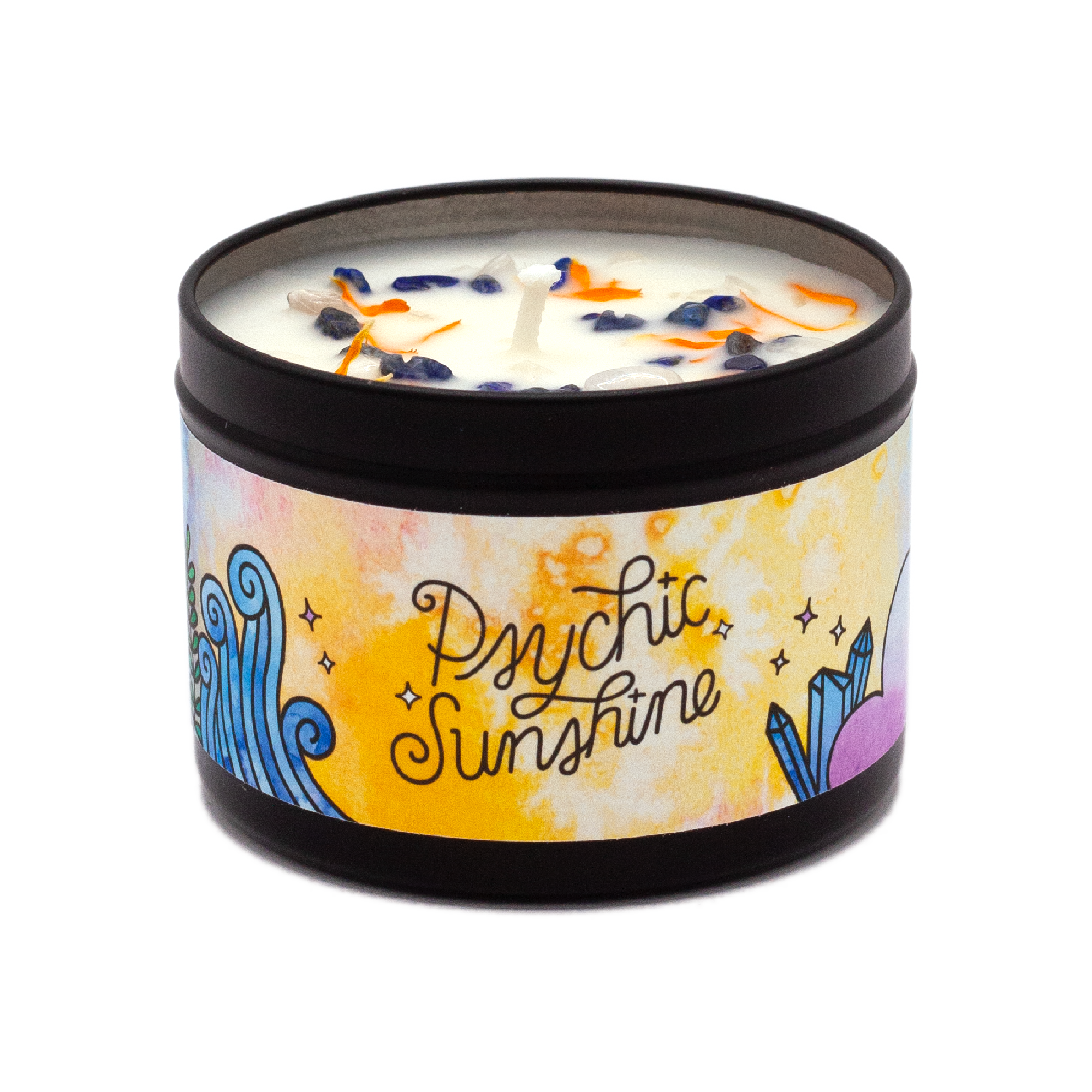 Rachel Beyer - Wholesale Travel Candles - Psychic Sunshine Magic Aromatherapy Candle - Citrus & Cedar12