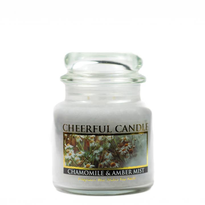A Cheerful Giver – wholesale Burkljus – Cheerful Candle (453 g) – kamomill och ambermist