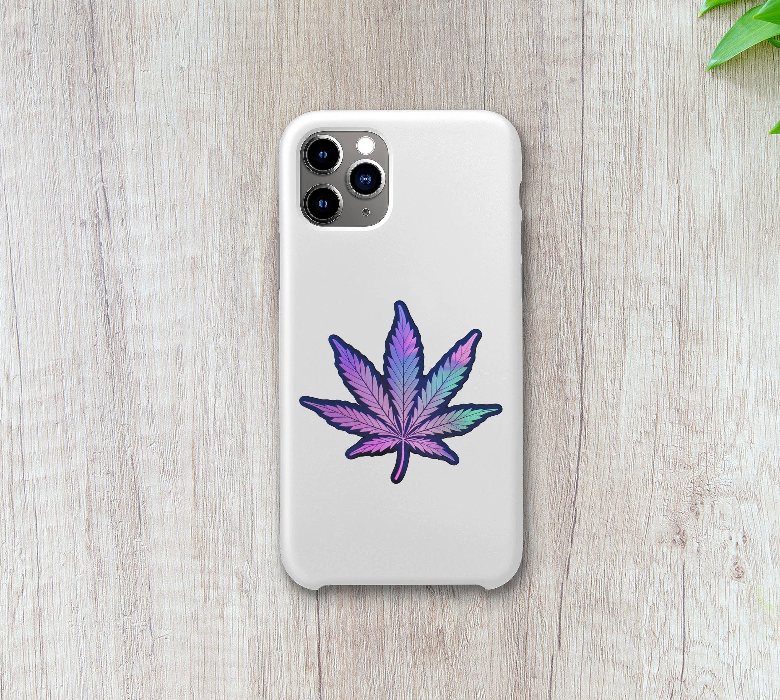 Ozark Sticker Company - Wholesale Sticker - Weed Leaf Sticker- Colorful3