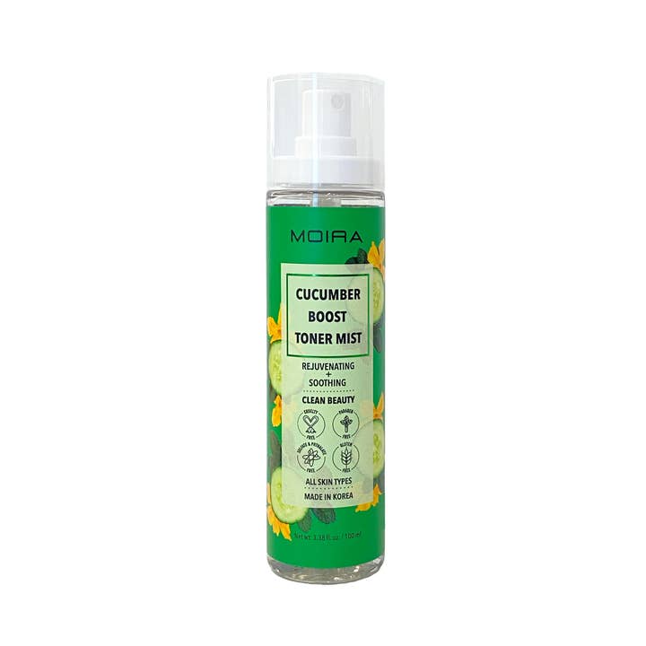 Moira Cosmetics - Vendita all'ingrosso Spray/Acqua viso e corpo - Boost Toner Mist- cetriolo