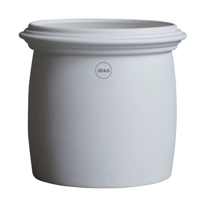 Sm. KRUSET Matte White Plant Pot for wholesale by BIDKhome