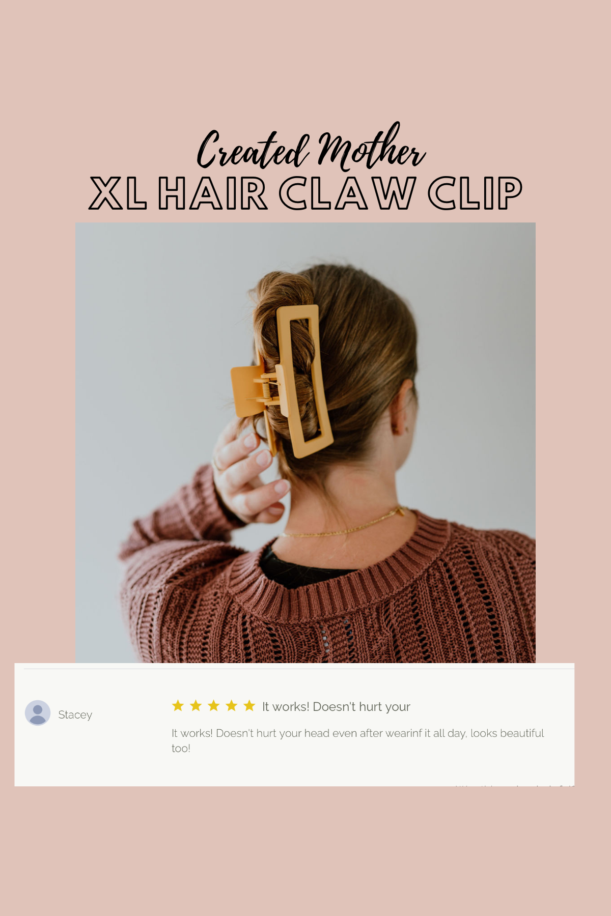 Created Mother - Wholesale Hair Clip - Women's - 12 Assorted Extra Large Hair Claw Clips9