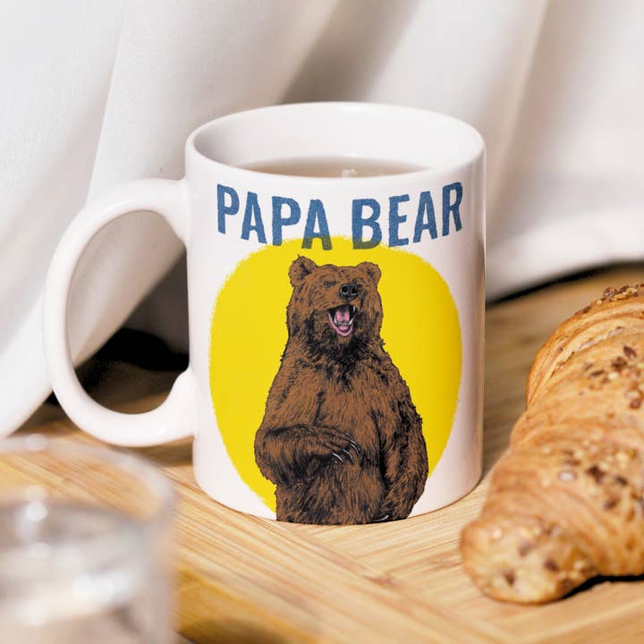 Papa Bear You're The Best Coffee Mug | Father's Day Gift for wholesale by Fawn & Thistle Ltd (US Duties Paid)