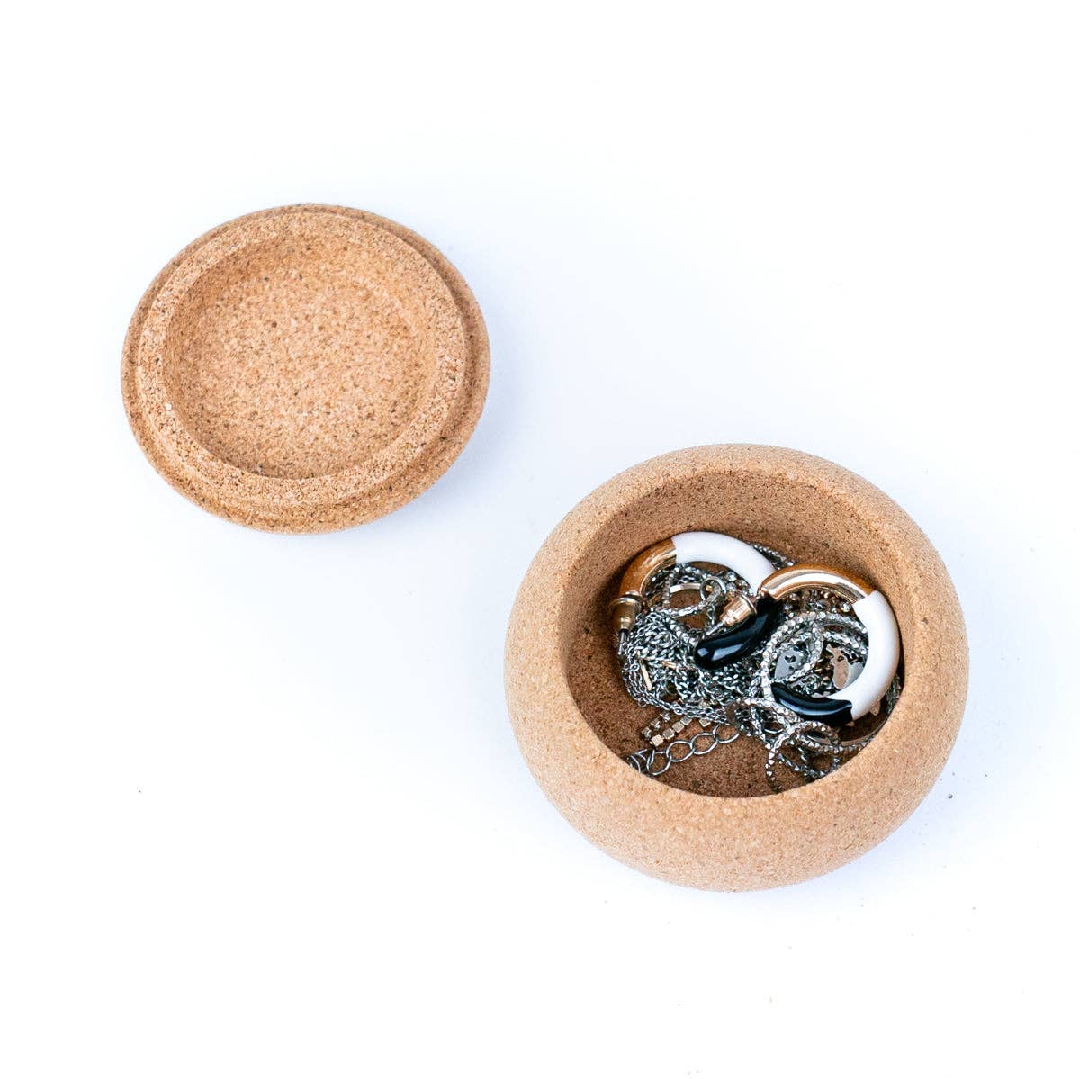 Meninas Bonitas Cork - Wholesale Jewelry Box/Organizer - Versatile Cork Keepsake Box L-10533