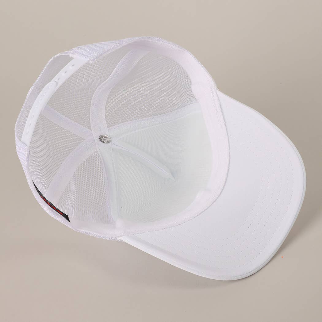 Fashion City - Wholesale Trucker Hat - Unisex - HAWAII Text Printed Mesh Back Foam Trucker Hat26