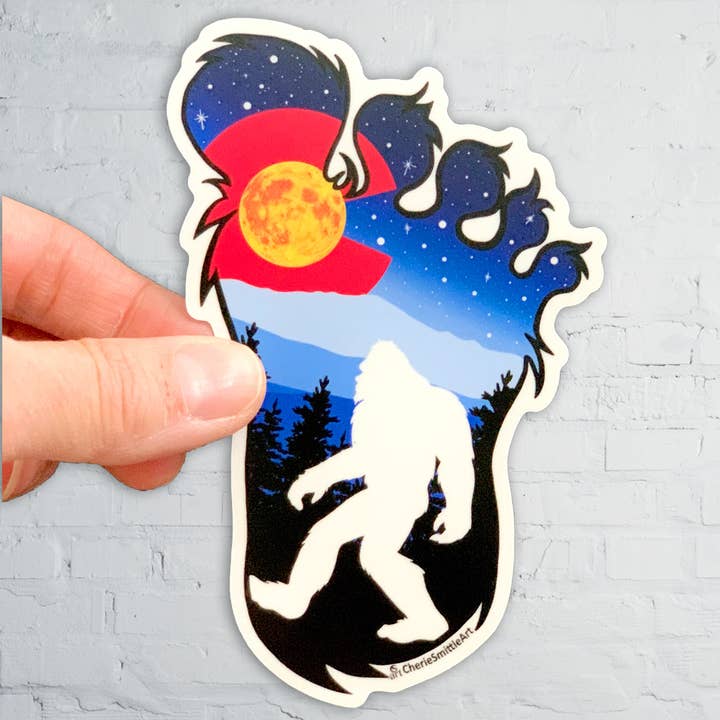 CherieSmittleArt - Wholesale Sticker - Level X Hide N Seek Master Colorado Bigfoot Sticker3
