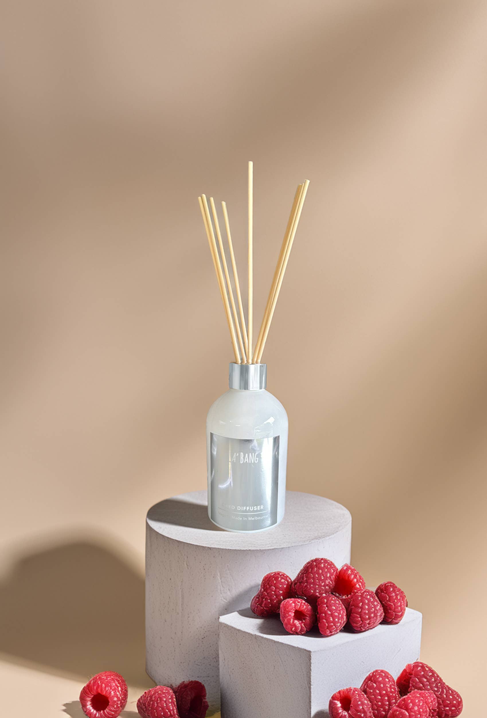 La'Bang Body - Wholesale Reed diffuser - Reed diffuser - Raspberry Caramel - Limited edition 200ml